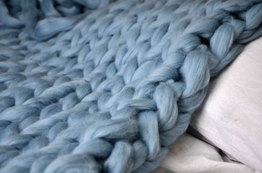 El boyalı Merinos yün Merinos yün el yapımı örgü büyük battaniye, süper tıknaz iplik, moda kavramı