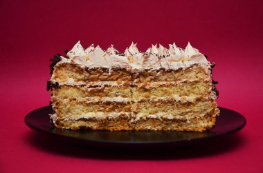 Mumlu çikolatalı pasta.