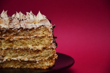 Mumlu çikolatalı pasta.