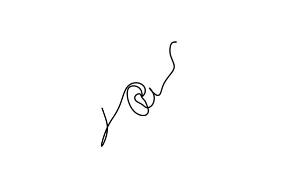 Self Drawing Simple Animation Single Continuous Line Drawing Man Line —  Stock Video © victoryvelychkom #363336662