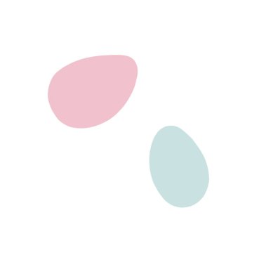 Dijital resimde Paskalya için pastel pembe, bej mavisi tonlarda yumuşak bir yumurta vardı. Kartlar, kumaşlar, posterler, davetiyeler için yazdır.