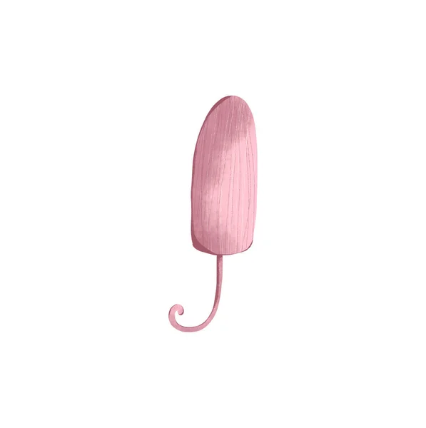 Цифровая Иллюстрация Милого Мазка Женской Гигиены Цикле Менструации Печать Наклеек — стоковое фото