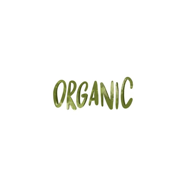 Bright Juicy Hand Lettering Organic Cute Textural Digital Art Print — Stock Photo, Image