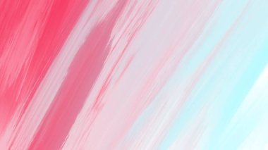 Dijital illüstrasyon dikdörtgen yatay arka plan pembe mavi boya fırçası darbeleri. Kumaşlar, posterler, afişler, web tasarımı, kartlar, kağıt paketleme ve ürünler için baskı, yapıştırma kitabı.
