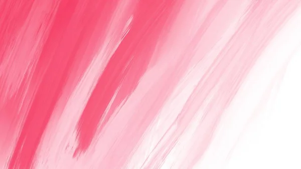 Digital Illustration Rectangular Horizontal Background Pink Oil Paint Brush Strokes — Stock Photo, Image