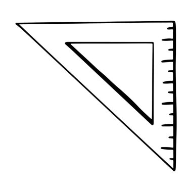 Cetvel üçgeni, güzel çizgiler, dijital sanat. Posterler, afişler, kartlar, davetiye kartları, web, tekstil, kırtasiye, ambalaj kağıdı ve kutular için yazdır.