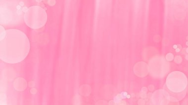 Dikdörtgen şeklinde yatay pembe arka plan ile bokeh etkisinin dijital çizimi. Kumaşlar, posterler, afişler, web tasarımı, kartlar, kağıt paketleme ve ürünler için baskı, yapıştırma kitabı.