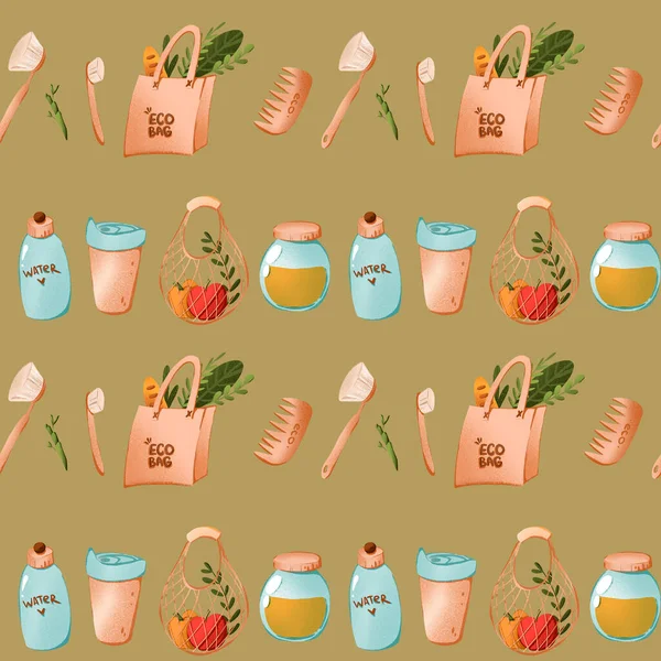 Digitale Platte Illustraties Schattig Patroon Van Stickers Met Inscriptie Gaan — Stockfoto