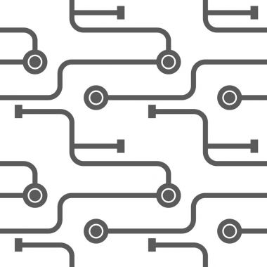 soyut mikroçip şeması.