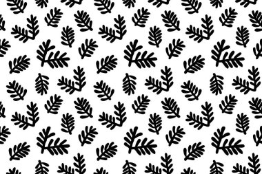 Beyaz arka plan üzerinde izole yeşil çam dalları.