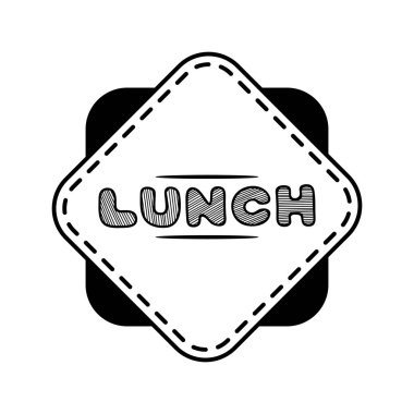 El Cafe için çizilmiş menüsü. Konsept illüstrasyon kroki.