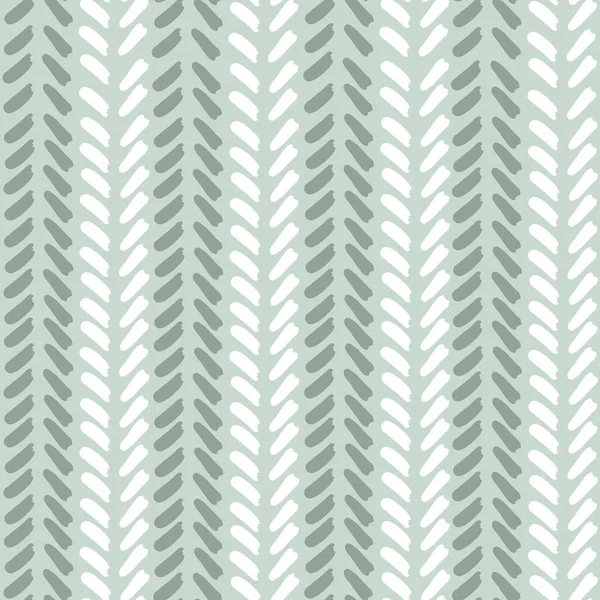 Mint Teal Geometrisch Abstract V-vormig lijnpatroon. Naadloze herhaling. Witte v vormen met teal achtergrond. Richting pijllijnen. — Stockvector