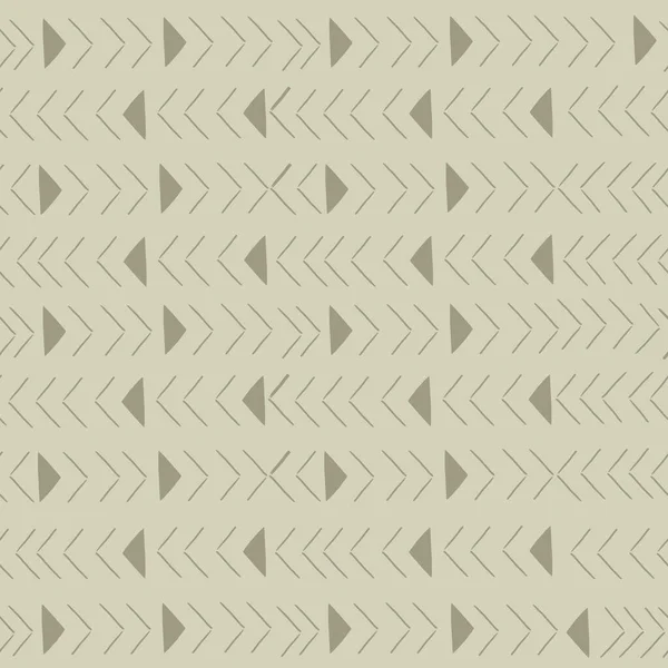 Üçgenleri olan modern stil nötr soyut geometrik arkaplan. Moda. Bronz bej arka planda okların tekrar eden dokusu. Vektörsüz desen.
