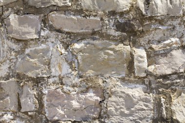 Yatay taş duvar doğa kaya