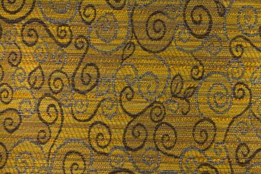 Sarı - turuncu, kahverengi geometrik desenleri ile arka plan