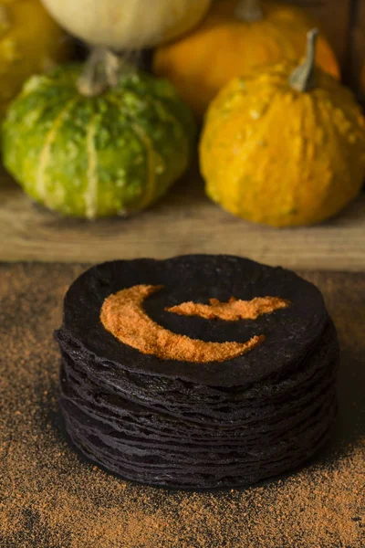 Bir arka planda sahne Cadılar Bayramı Cadılar Bayramı krep