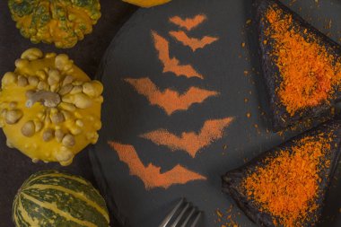 Bir arka planda sahne Cadılar Bayramı Cadılar Bayramı krep