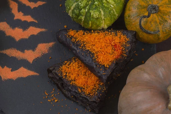 Bir arka planda sahne Cadılar Bayramı Cadılar Bayramı krep