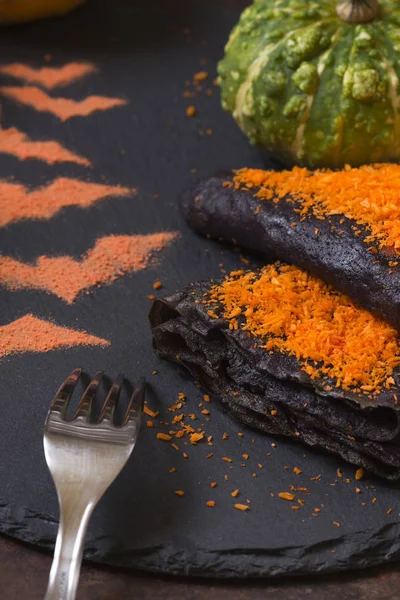 Bir arka planda sahne Cadılar Bayramı Cadılar Bayramı krep