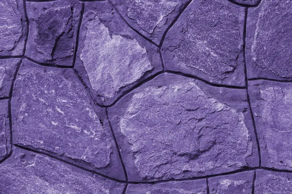 Yatay taş duvar doğa kaya (ultra violet)