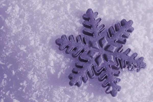 Boże Narodzenie snowflake (ultra violet) — Zdjęcie stockowe