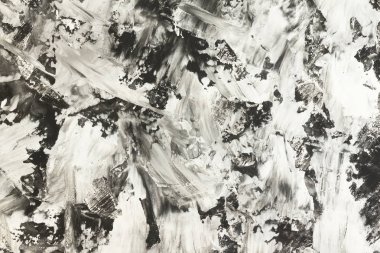 Sanat siyah ve beyaz arka plan için üstten görüntülemek