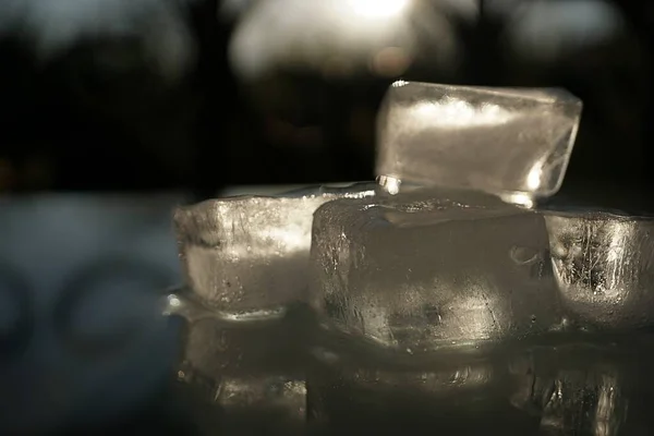 Melting Ice Cubes-Backlighted