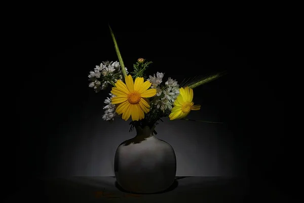 Fleurs Printemps Dans Vase — Photo