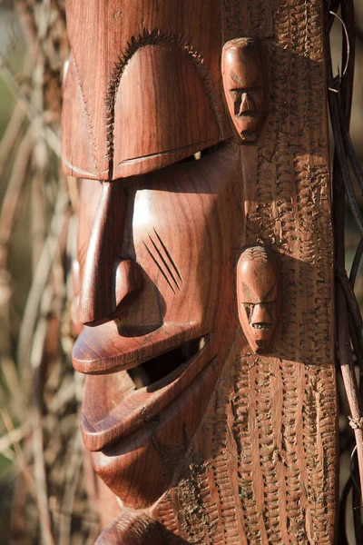 Fagnano Olona Itália Junho 2017 Arte Africana Esculturas Madeira Ébano — Fotografia de Stock