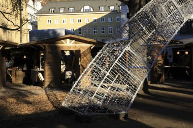 Bolzano (BZ), Italy - December 01, 2019: Christmas market area, Bolzano, Alto Adige, Italy