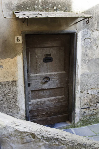 Triora Italy February 2017 Old Door Witches Village Triora Imperia — Stockfoto