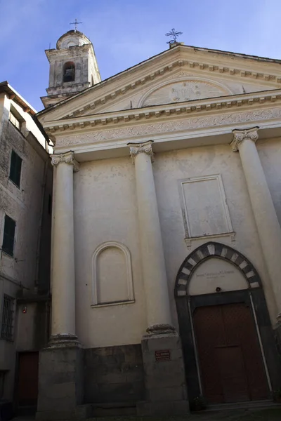 Triora Italy February 2017 Church Witches Village Triora Imperia Liguria — Stock fotografie