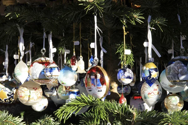Bolzano Itália Dezembro 2019 Decoração Natal Mercado Natal Bolzano Alto — Fotografia de Stock