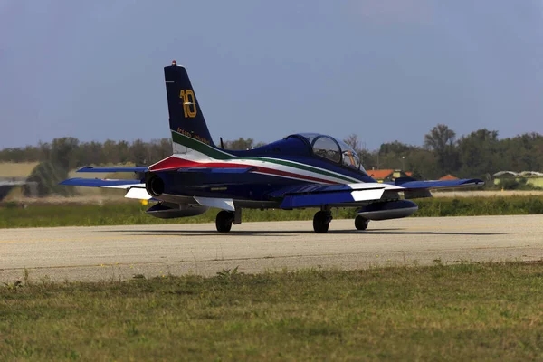 Cameri Italia Octubre 2009 Base Aérea Militar Cameri Equipo Acrobático — Foto de Stock