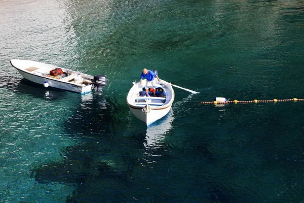 San Fruttuoso Italy June 2017 San Fruttuoso Bay Genova Liguria — 图库照片