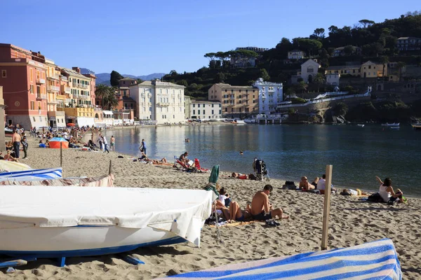 Sestri Levante Italie Juin 2017 Baie Silence Sestri Levante Gênes — Photo