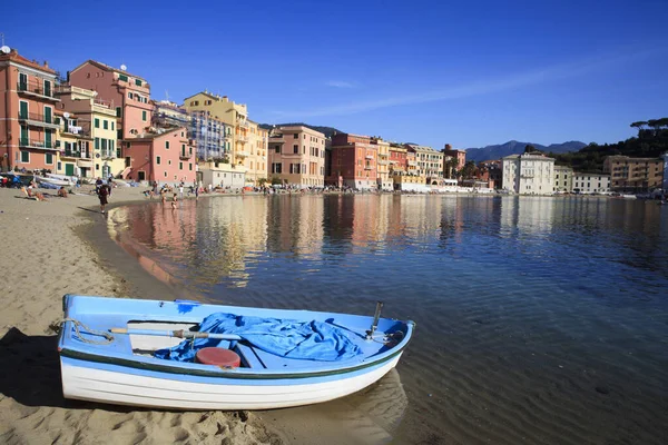 Sestri Levante イタリア 2017年6月1日 沈黙の湾 Sestri Levante Genova Liguria Italy — ストック写真