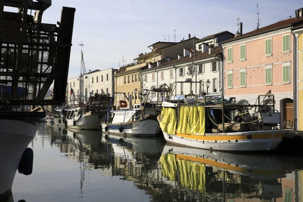 Cesenatico イタリア 2019年1月1日 港チャンネルLeonardesque Cesenatico Forli Cesena エミリア ロマーニャ イタリア — ストック写真