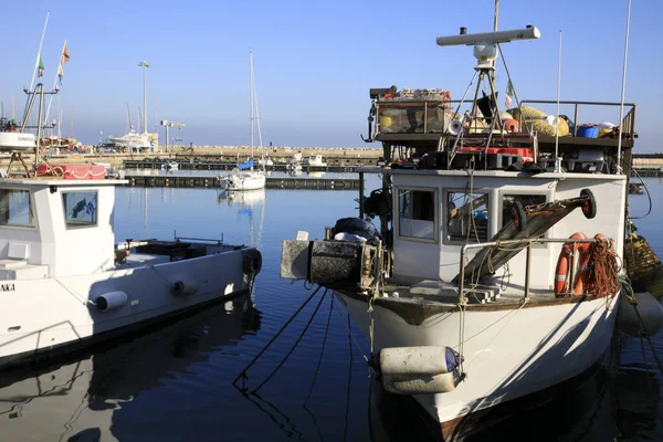 Numana Italia Gennaio 2019 Barche Pesca Porto Numana Riviera Del — Foto Stock