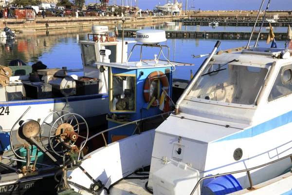 Numana Italia Gennaio 2019 Barche Pesca Porto Numana Riviera Del — Foto Stock