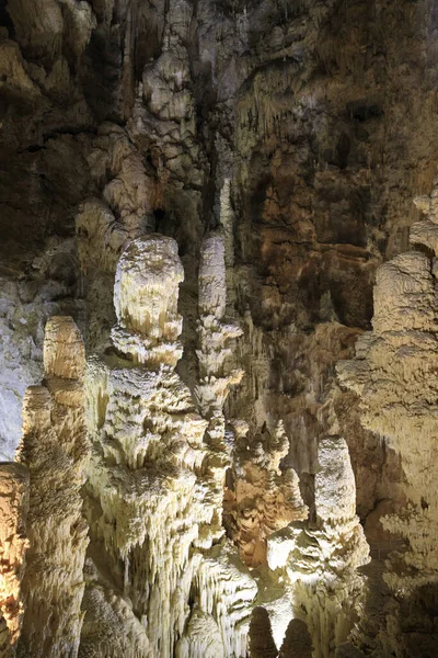 Genga Italia Enero 2019 Cuevas Frasasassi Interior Genga Ancona Marche —  Fotos de Stock