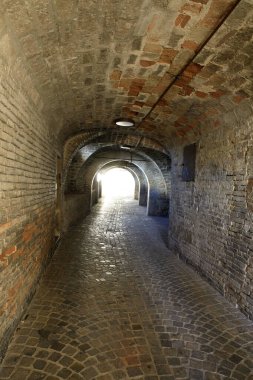 Corinaldo (An), İtalya - 1 Ocak 2019: Corinaldo köyü, Corinaldo, Ancona, Marche, İtalya 