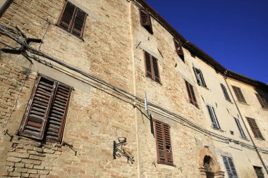 Corinaldo (An), İtalya - 1 Ocak 2019: Corinaldo Köyü, Corinaldo, Ancona, Marche, İtalya 