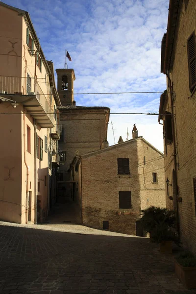 Corinaldo Italy January 2019 View Corinaldo Village Corinaldo Ancona Marche — Stock fotografie