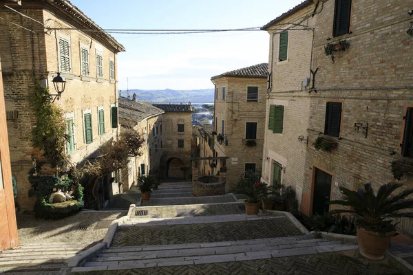 Corinaldo Italy January 2019 View Corinaldo Village Corinaldo Ancona Marche — Stockfoto