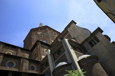 Pavia (Pv), İtalya - Haziran 2018: Pavia Katedrali, Pavia, Lombardiya, İtalya