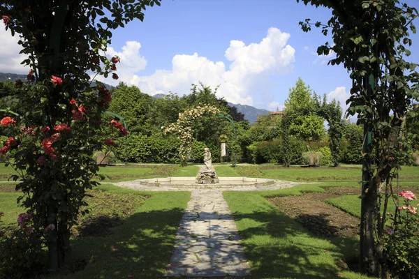 Stresa Vco Itália Junho 2018 Villa Pallavicino Garden Stresa Verbano — Fotografia de Stock