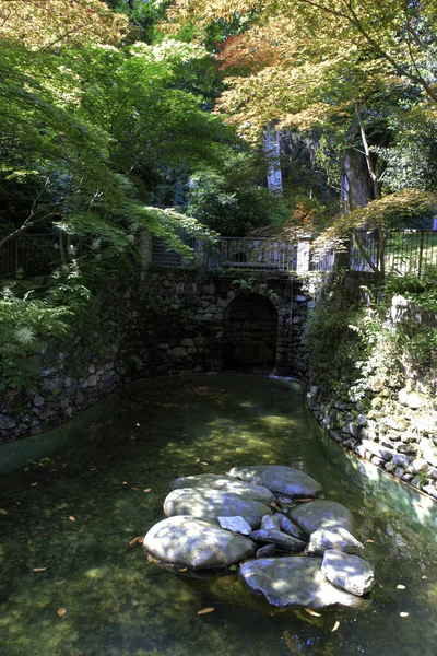 Stresa Vco Italië Juni 2018 Villa Pallavicino Tuin Stresa Verbano — Stockfoto