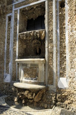 Lainate (Mi), İtalya - 16 Haziran 2018: Villa Litta Borromeo Visconti ninfeo, Lainate, Milan, Lombardy, İtalya