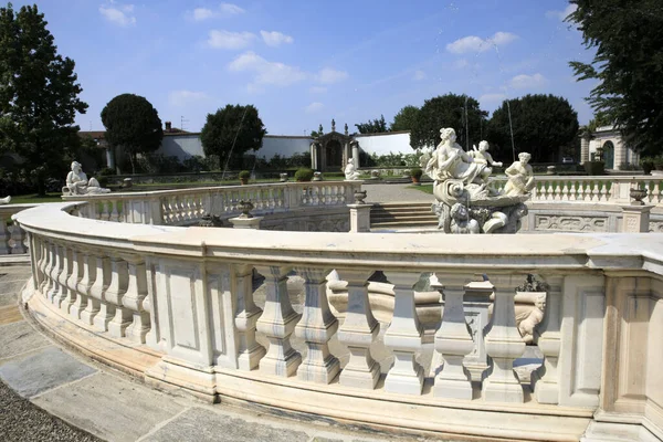 Lainate Italien Juni 2018 Villa Litta Borromeo Visconti Fontän Detalj — Stockfoto